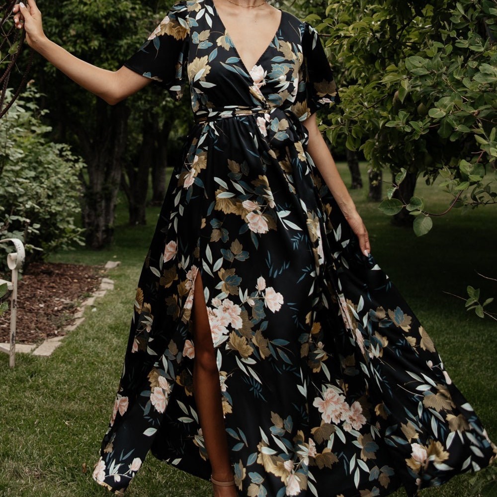 NWT Baltic Born Silk Floral Dress